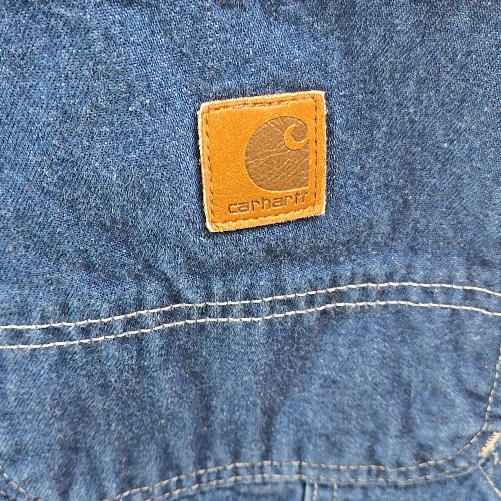 Carhartt Mens Loose Original Fit Carpenter Jeans Deepstone Blue 48x30